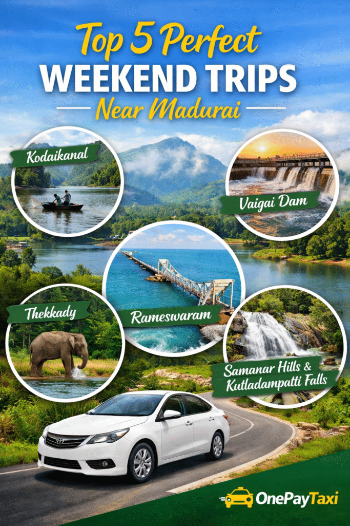 Top 5 Perfect Weekend Trips Near Madurai